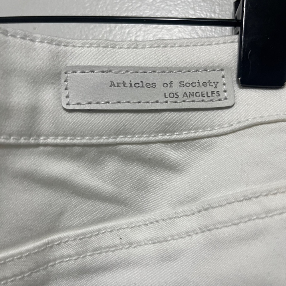 Articles Of Society Men's White Skinny Jeans - Picture 2 of 5